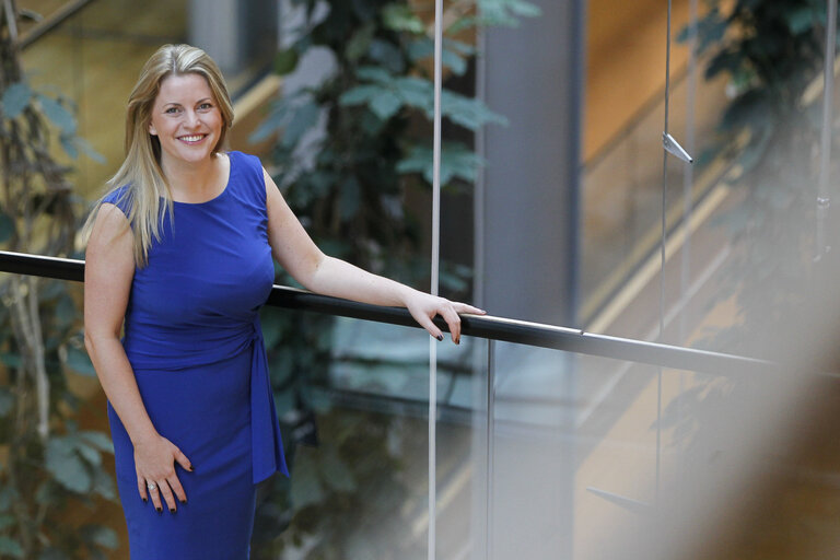 Suriet 5: MEP Emma McCLARKIN at the European Parliament in Strasbourg