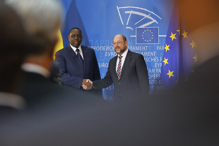 Foto 24: Official Visit of the President of Senegal to the European Parliament in Strasbourg