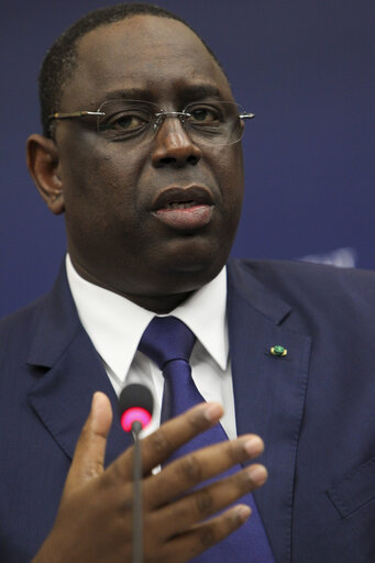 Fotografia 17: Joint press conference of the President of Senegal