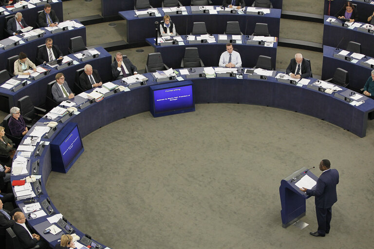 Foto 19: Official Visit of the President of Senegal to the European Parliament in Strasbourg