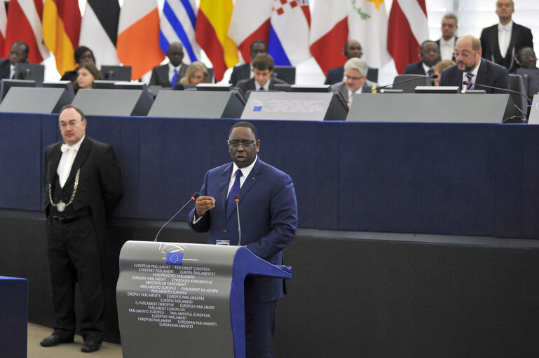 Foto 6: Official Visit of the President of Senegal to the European Parliament in Strasbourg