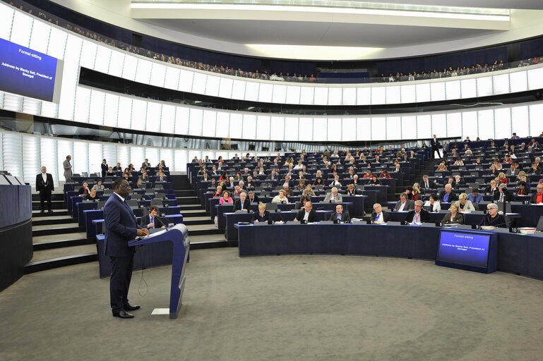 Foto 2: Official Visit of the President of Senegal to the European Parliament in Strasbourg