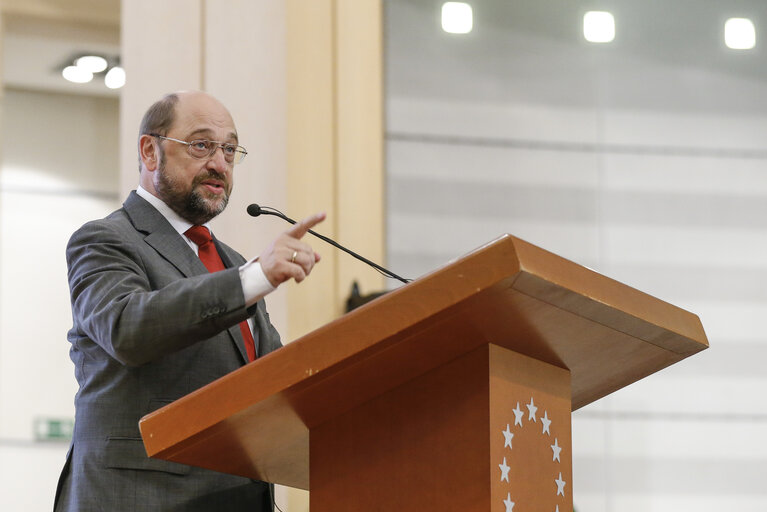 Fotografija 6: Commemoration ceremony in honour of late President of Greece Constantinos Karamanlis in the presence of Prime Minister of Greece