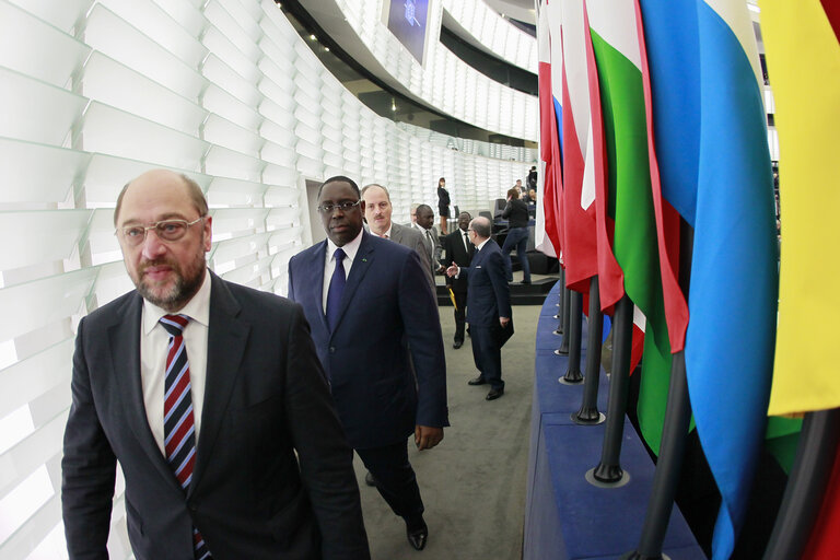 Foto 10: Official Visit of the President of Senegal to the European Parliament in Strasbourg