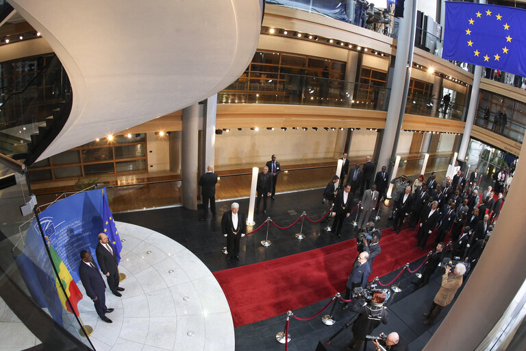 Foto 12: Official Visit of the President of Senegal to the European Parliament in Strasbourg