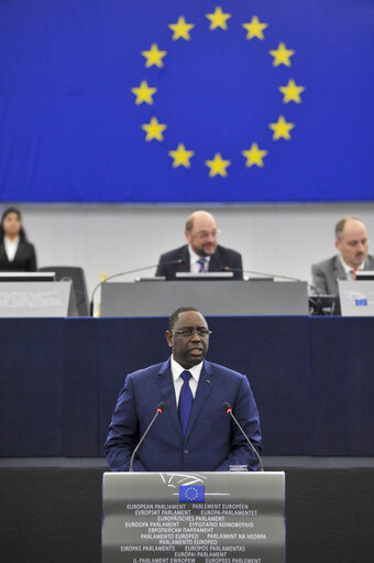 Fotografie 8: Official Visit of the President of Senegal to the European Parliament in Strasbourg