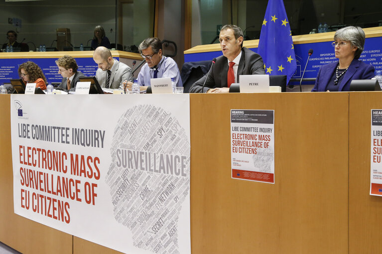 Photo 7: LIBE committee meeting. Inquiry on Electronic Mass Surveillance of EU Citizens