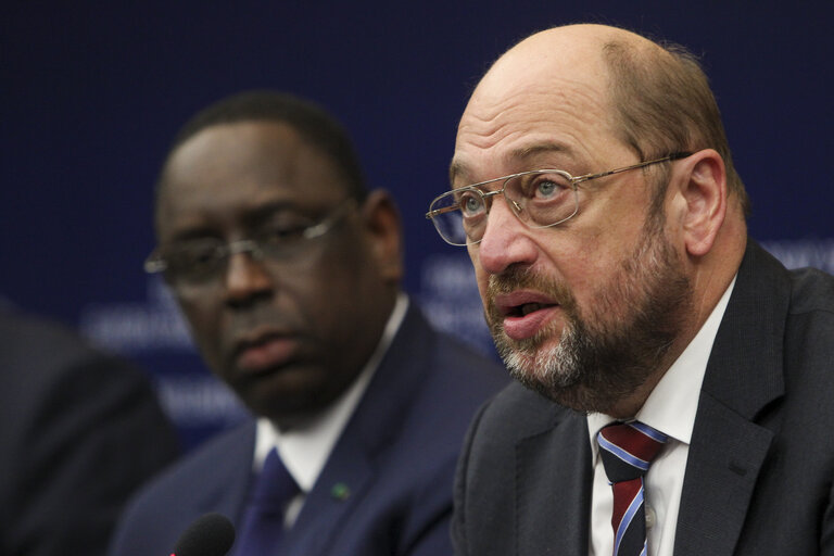 Fotografia 7: Joint press conference of the President of Senegal