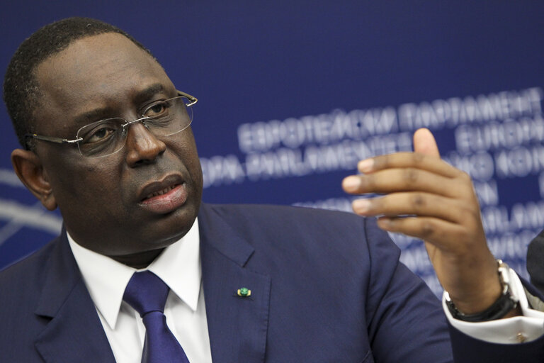 Fotografia 11: Joint press conference of the President of Senegal