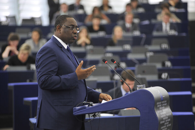 Foto 4: Official Visit of the President of Senegal to the European Parliament in Strasbourg