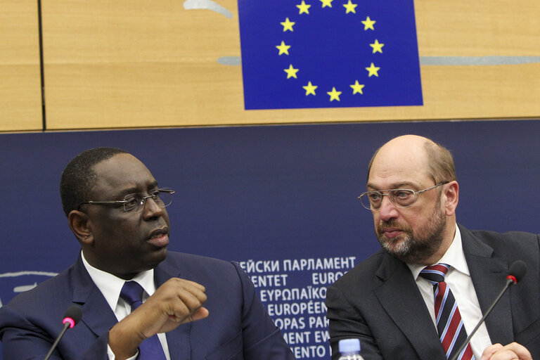 Nuotrauka 15: Joint press conference of the President of Senegal