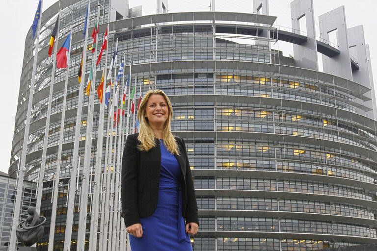 Suriet 10: MEP Emma McCLARKIN at the European Parliament in Strasbourg