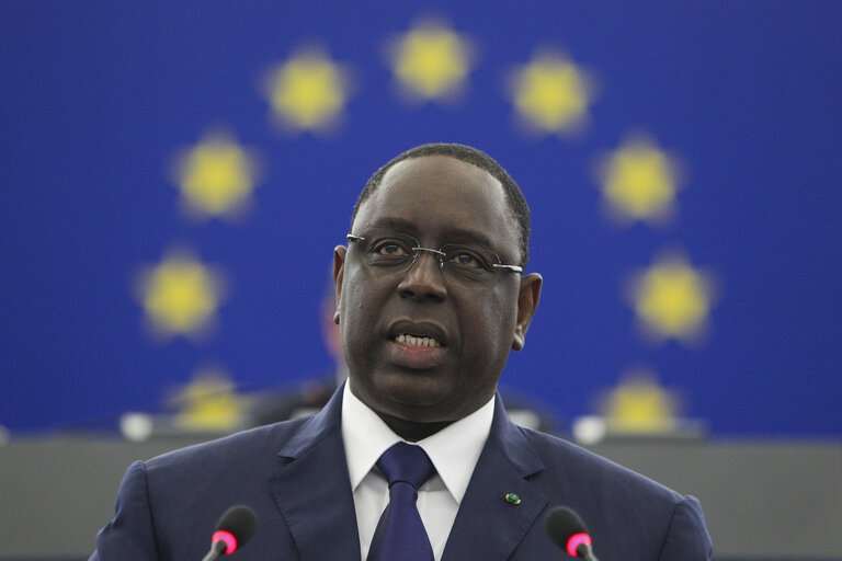 Fotagrafa 9: Official Visit of the President of Senegal to the European Parliament in Strasbourg