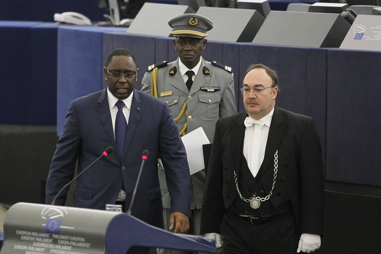 Fotografie 21: Official Visit of the President of Senegal to the European Parliament in Strasbourg