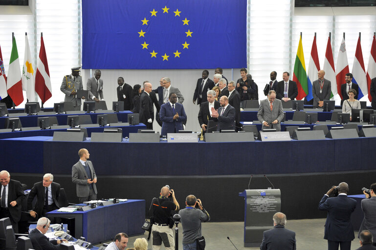 Fotografie 14: Official Visit of the President of Senegal to the European Parliament in Strasbourg