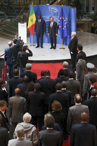 Fotó 10: Official Visit of the President of Senegal to the European Parliament in Strasbourg