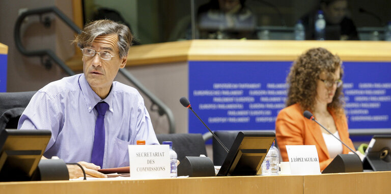 Foto 1: LIBE committee meeting