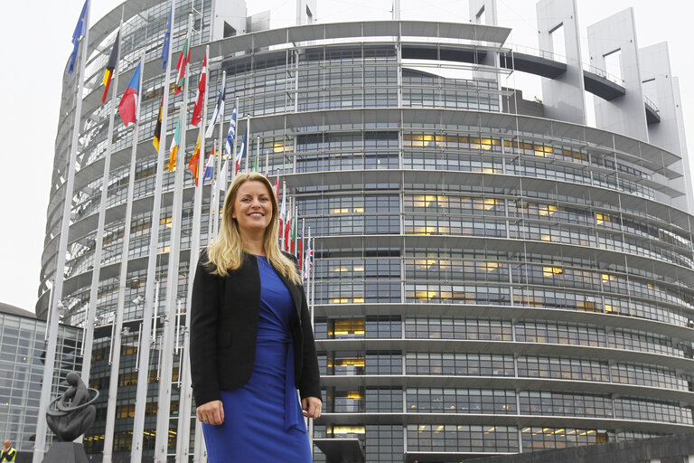 Suriet 11: MEP Emma McCLARKIN at the European Parliament in Strasbourg