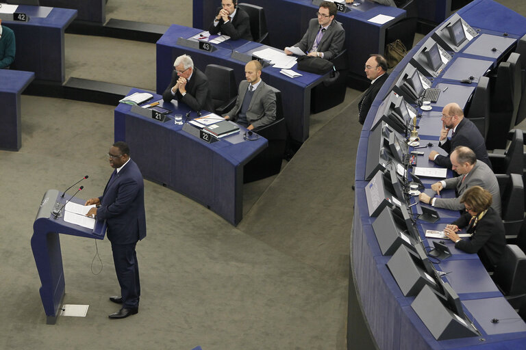 Foto 18: Official Visit of the President of Senegal to the European Parliament in Strasbourg