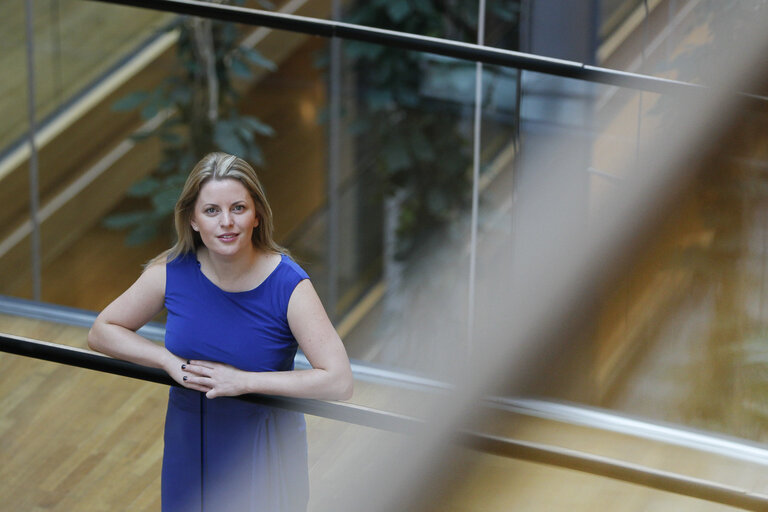 Suriet 3: MEP Emma McCLARKIN at the European Parliament in Strasbourg