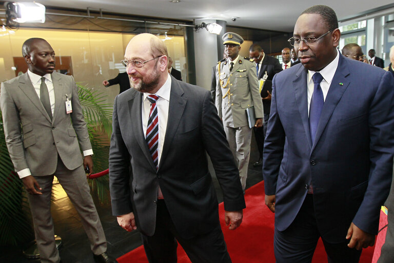 Foto 3: Official Visit of the President of Senegal to the European Parliament in Strasbourg