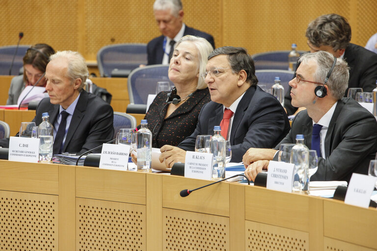 Снимка 7: Meeting of the Conference of the Committee Chairs and of the College of Commissioners