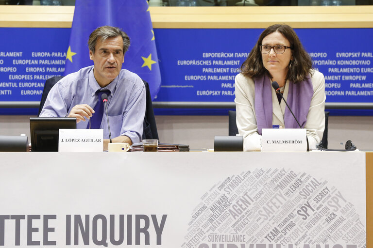 Photo 25: LIBE committee meeting. Inquiry on Electronic Mass Surveillance of EU Citizens