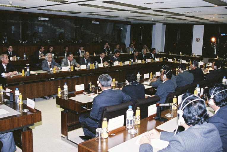 Foto 14: The President of Bangladesh makes an official visit to the EP in Brussels