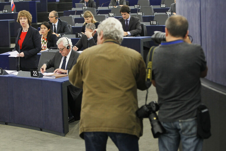 Fotografi 6: plenary session week 37 2013 - Situation in Syria