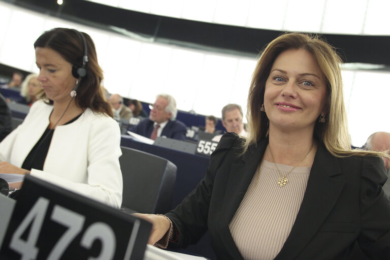 Fotó 6: Monika FLASIKOVA BENOVA during Plenary assembly in Strasbourg week 37 2013