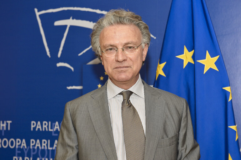 Fotografi 1: EP President meets with MEP Takis HADJIGEORGIOU