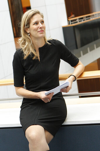 Photo 1 : Interview with MEP Silvana KOCH-MEHRIN in Brussels