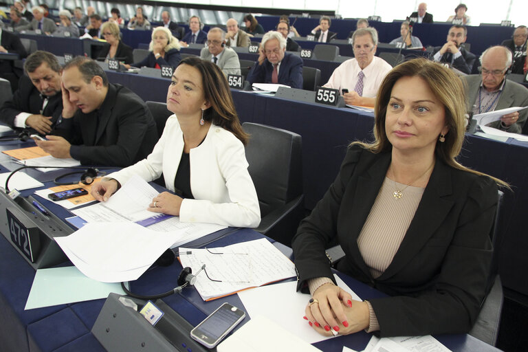 Fotó 7: Monika FLASIKOVA BENOVA during Plenary assembly in Strasbourg week 37 2013