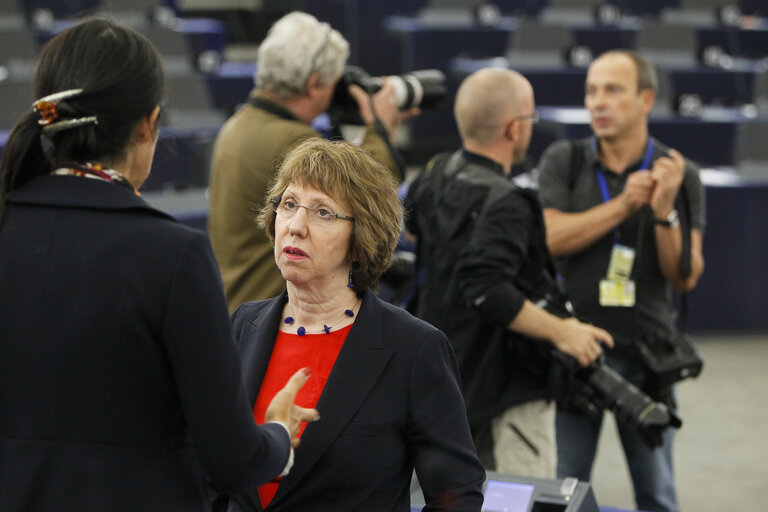 Fotografi 8: plenary session week 37 2013 - Situation in Syria