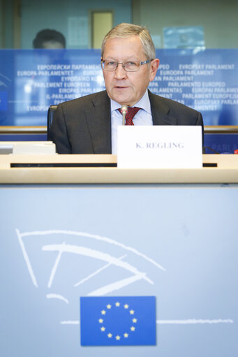 Fotografija 11: ECON - discussion with Klaus REGLING, Managing Director of the European Stability Mechanism