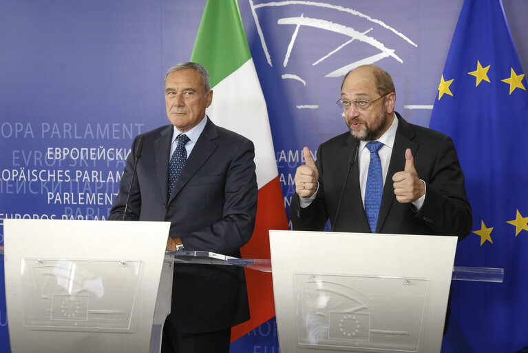 Fotografie 2: EP President meets with President of the Italian Senate.