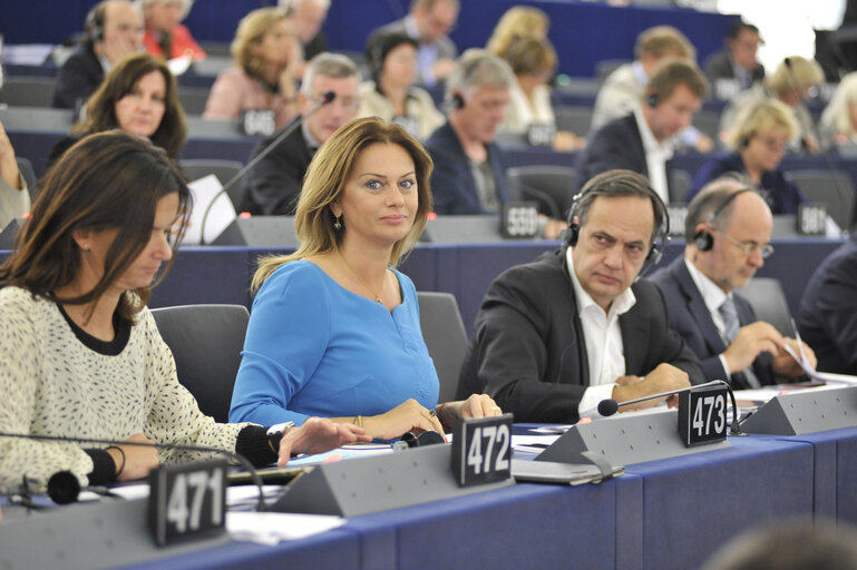 Fotografi 6: Monika FLASIKOVA BENOVA during Plenary session in Strasbourg, week 37 2013