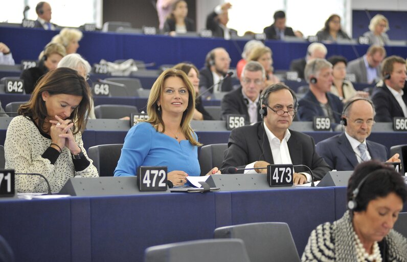 Fotografi 2: Monika FLASIKOVA BENOVA during Plenary session in Strasbourg, week 37 2013