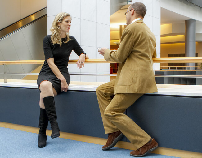 Photo 11 : Interview with MEP Silvana KOCH-MEHRIN in Brussels