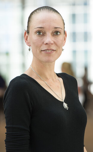 Nuotrauka 10: Interview of a MEP Marije CORNELISSEN by a Finnish journalist