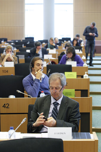 Fotografie 8: ENVI Commitee : votes on medical devices and in vitro medical devices