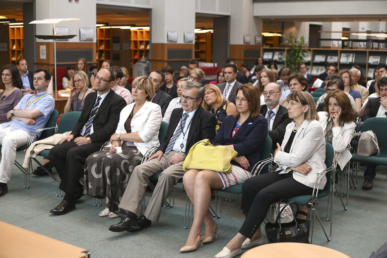 Fotografie 6: Croatian writers invited by Croatian MEP for a Cultural Event in the library of the European Parliament in Brussels