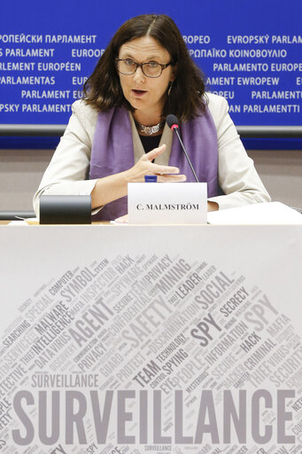 Photo 26: LIBE committee meeting. Inquiry on Electronic Mass Surveillance of EU Citizens