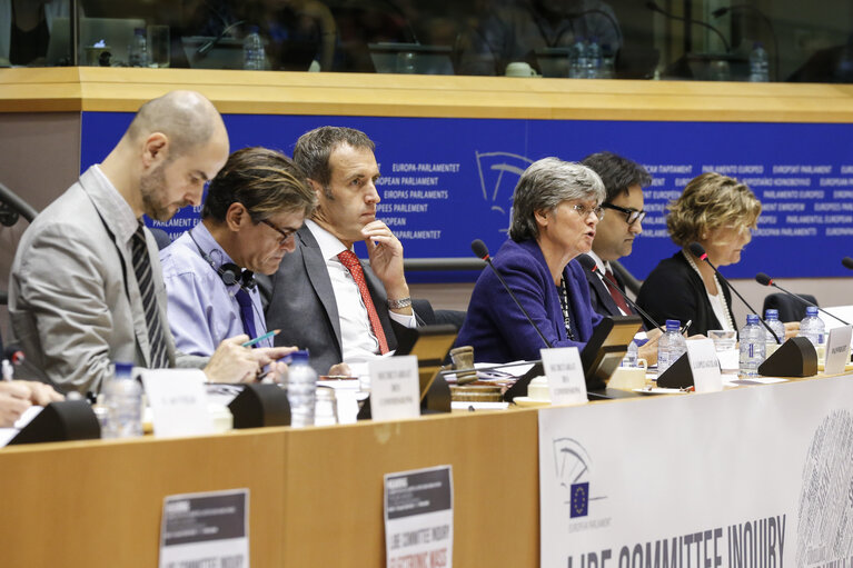 Photo 3: LIBE committee meeting. Inquiry on Electronic Mass Surveillance of EU Citizens