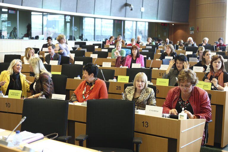 Φωτογραφία 12: FEMM committee meeting in Brussels