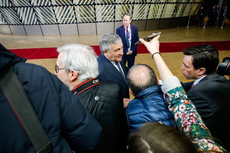 Informal meeting of the 27 heads of state or government Arrival