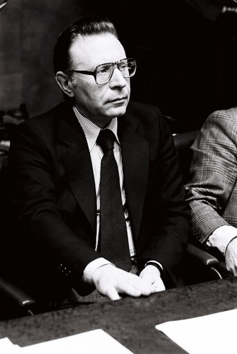 The Delegate Michele  PISTILLO during a session in Strasbourg on December 1978