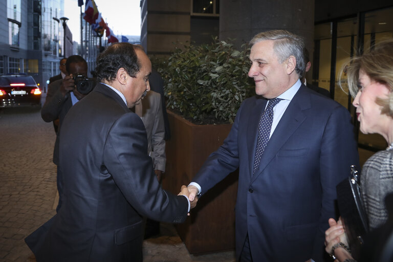 Photo 4: EP President meets with the President of Mauritania