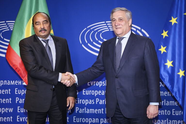 Photo 1: EP President meets with the President of Mauritania