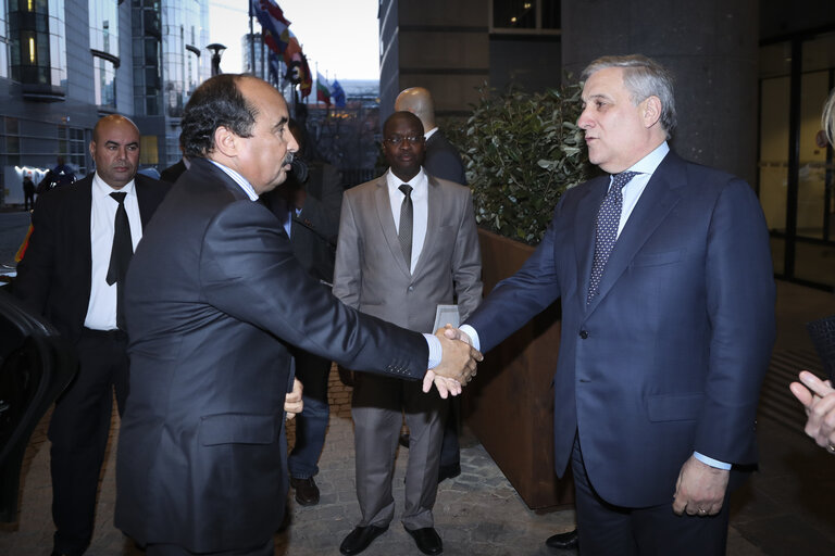 Photo 3: EP President meets with the President of Mauritania